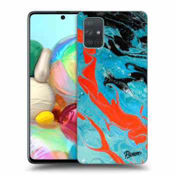 Picasee ULTIMATE CASE pro Samsung Galaxy A71 A715F - Blue Magma