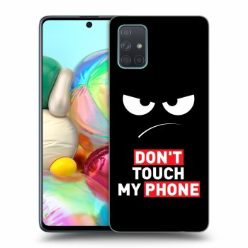 Picasee ULTIMATE CASE pro Samsung Galaxy A71 A715F - Angry Eyes - Transparent