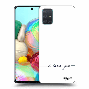 Etui na Samsung Galaxy A71 A715F - I love you