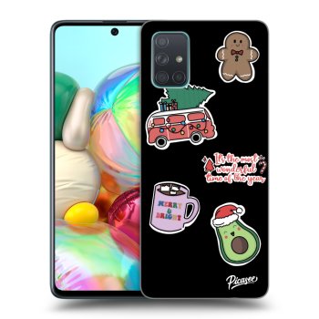 Picasee ULTIMATE CASE pro Samsung Galaxy A71 A715F - Christmas Stickers