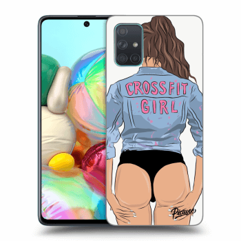 Etui na Samsung Galaxy A71 A715F - Crossfit girl - nickynellow