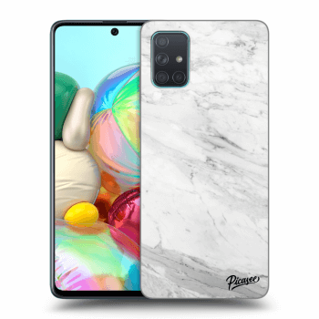 Etui na Samsung Galaxy A71 A715F - White marble