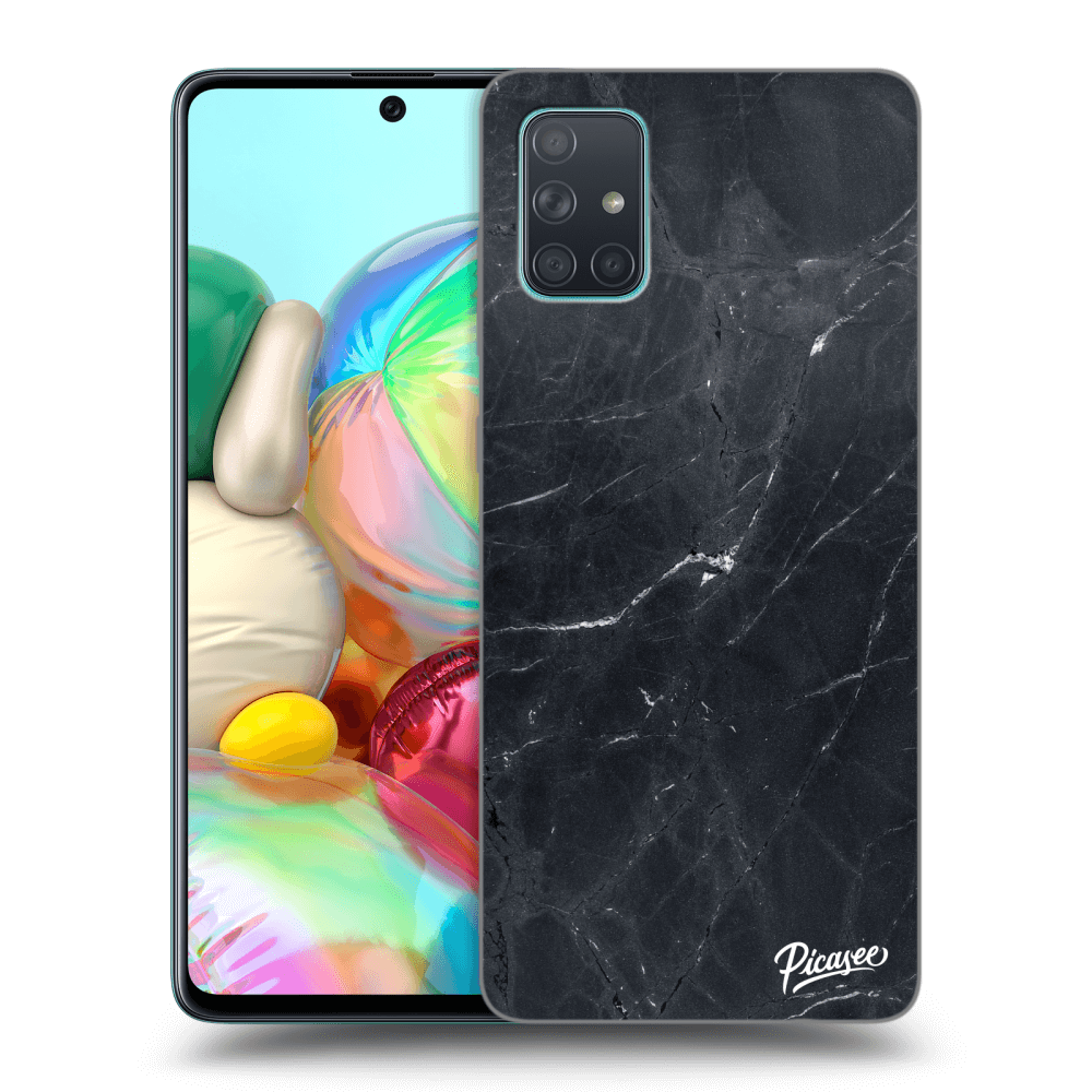 Picasee ULTIMATE CASE pro Samsung Galaxy A71 A715F - Black marble