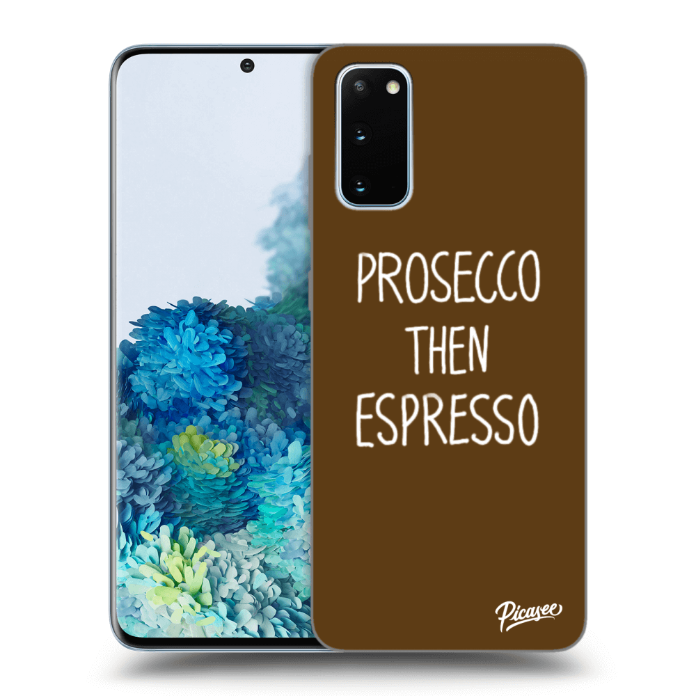 Picasee ULTIMATE CASE pro Samsung Galaxy S20 G980F - Prosecco then espresso