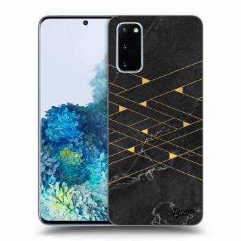 Etui na Samsung Galaxy S20 G980F - Gold Minimal