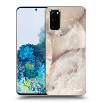 Etui na Samsung Galaxy S20 G980F - Cream marble