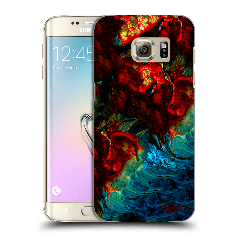 Picasee silikonowe przeźroczyste etui na Samsung Galaxy S7 Edge G935F - Universe