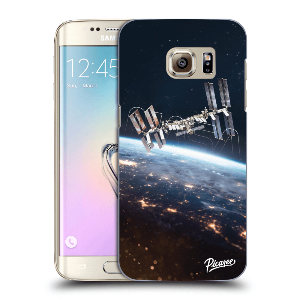 Picasee silikonowe przeźroczyste etui na Samsung Galaxy S7 Edge G935F - Station
