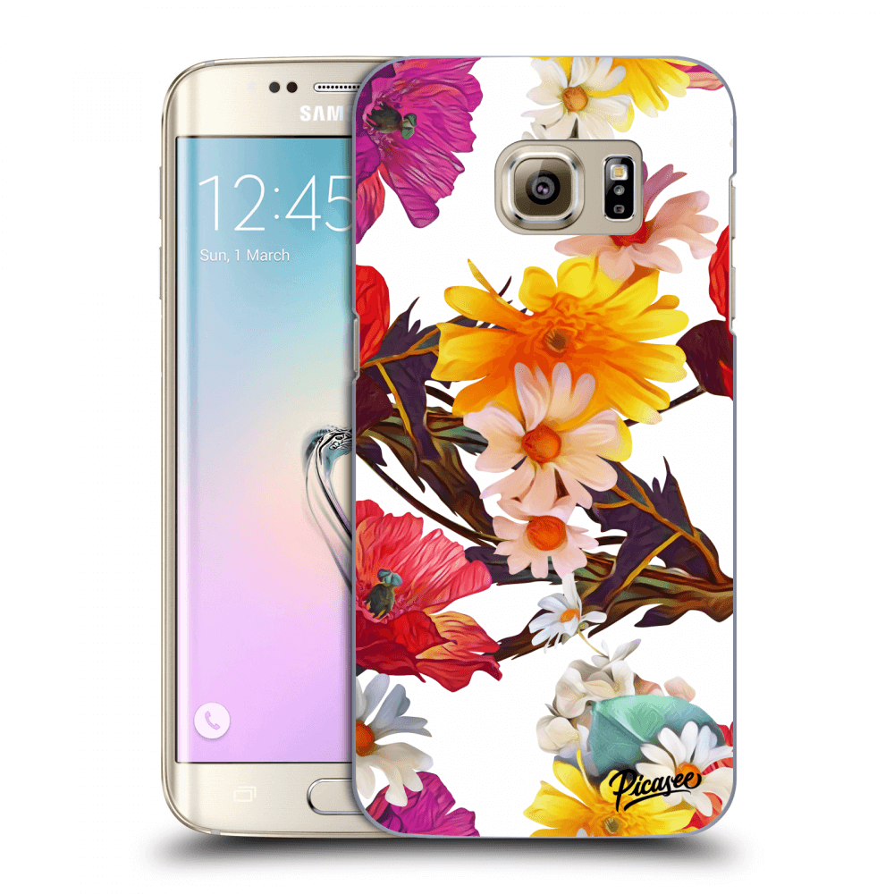 Picasee silikonowe przeźroczyste etui na Samsung Galaxy S7 Edge G935F - Meadow