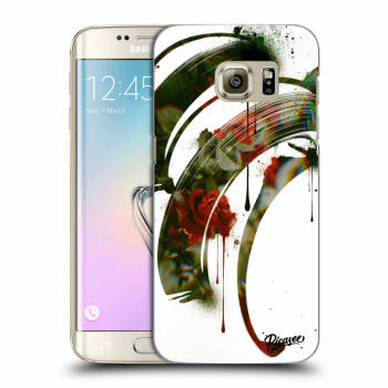 Picasee silikonowe przeźroczyste etui na Samsung Galaxy S7 Edge G935F - Roses white