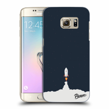 Picasee silikonowe przeźroczyste etui na Samsung Galaxy S7 Edge G935F - Astronaut 2