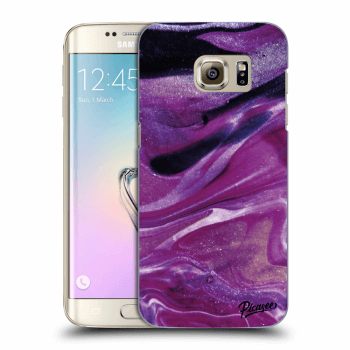 Etui na Samsung Galaxy S7 Edge G935F - Purple glitter