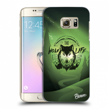Picasee silikonowe przeźroczyste etui na Samsung Galaxy S7 Edge G935F - Wolf life