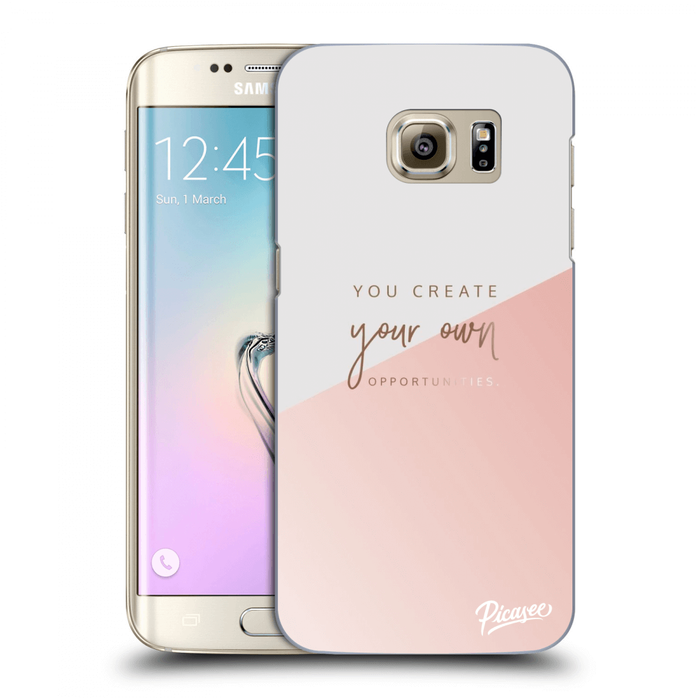 Picasee silikonowe przeźroczyste etui na Samsung Galaxy S7 Edge G935F - You create your own opportunities