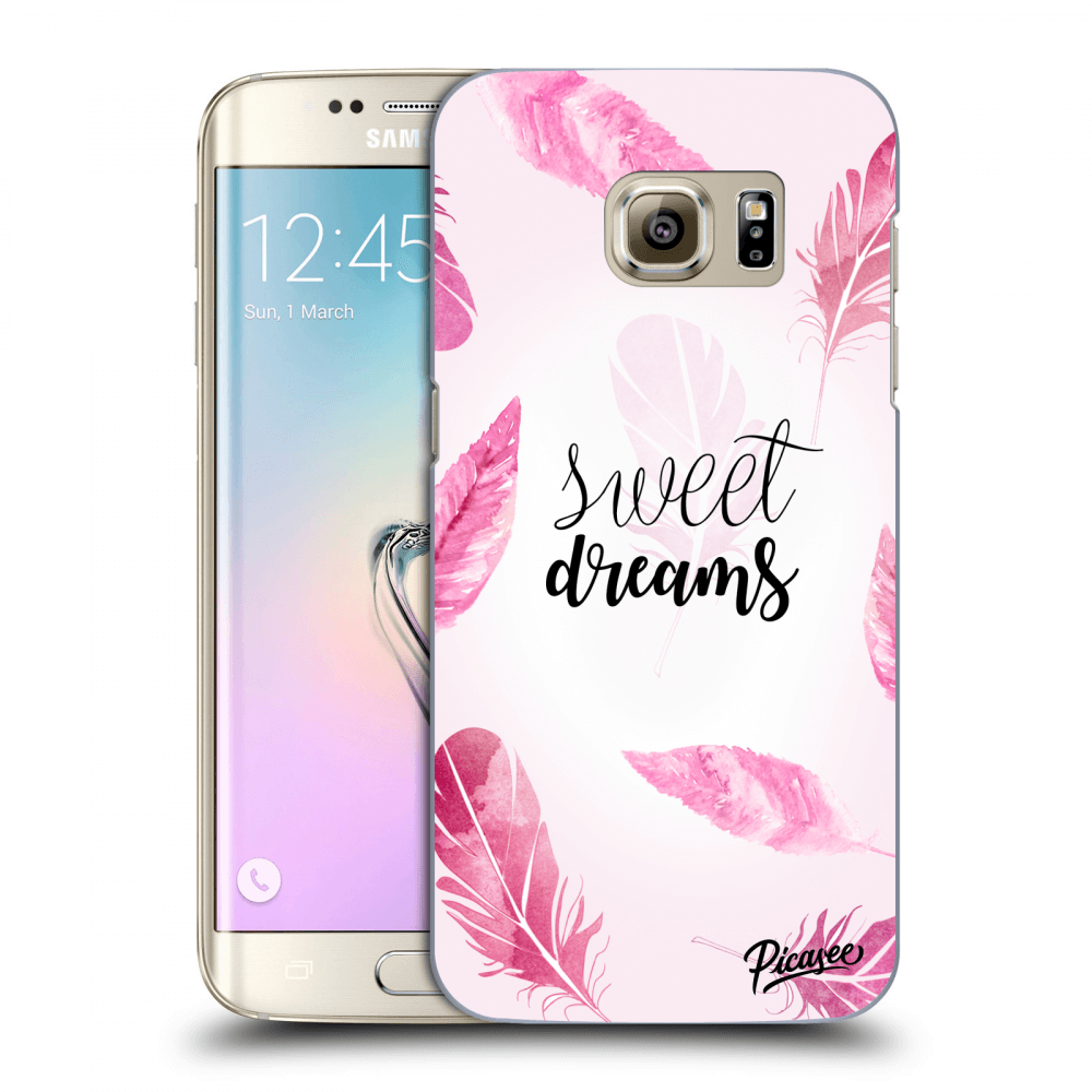 Picasee silikonowe przeźroczyste etui na Samsung Galaxy S7 Edge G935F - Sweet dreams