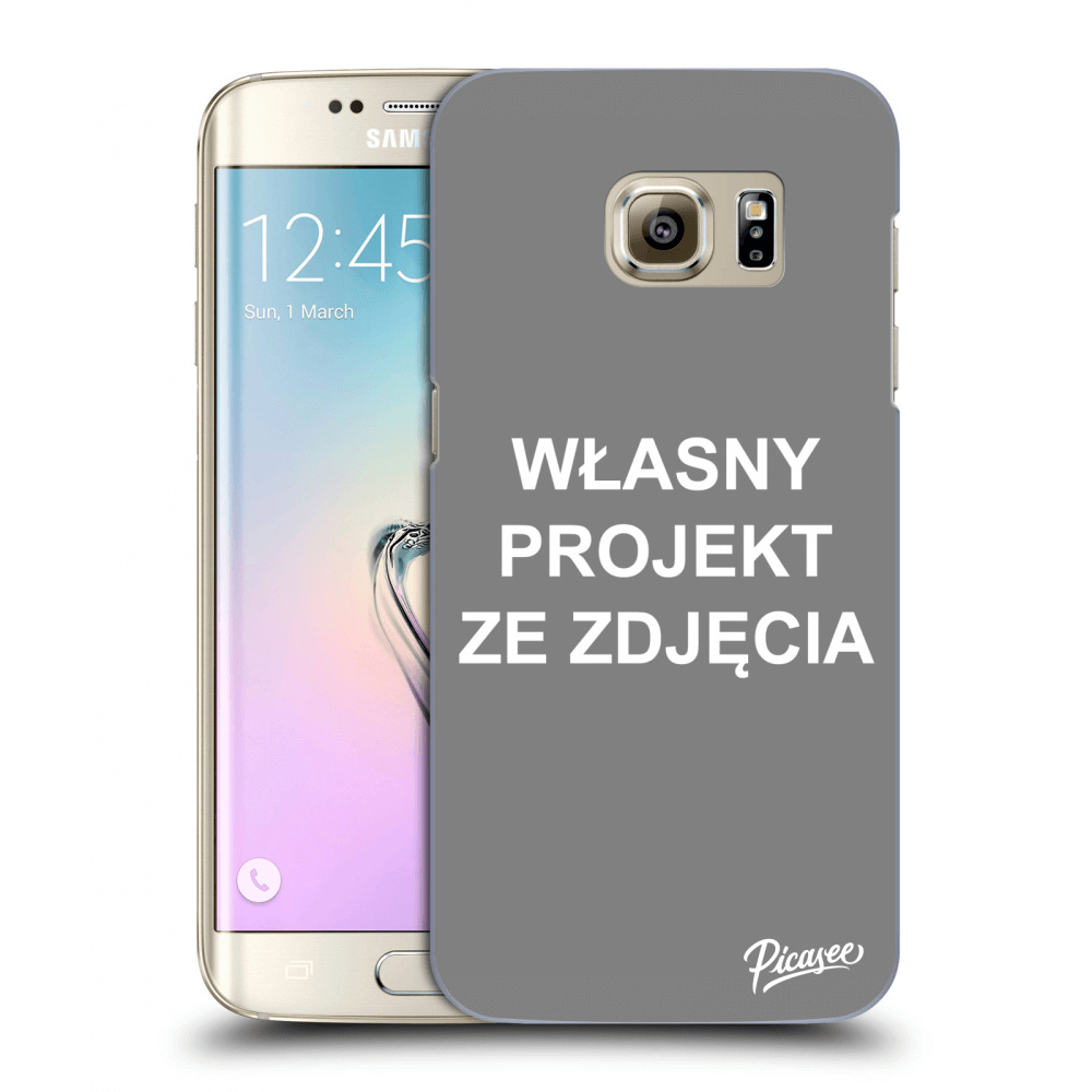 Picasee silikonowe przeźroczyste etui na Samsung Galaxy S7 Edge G935F - Własny projekt ze zdjęcia