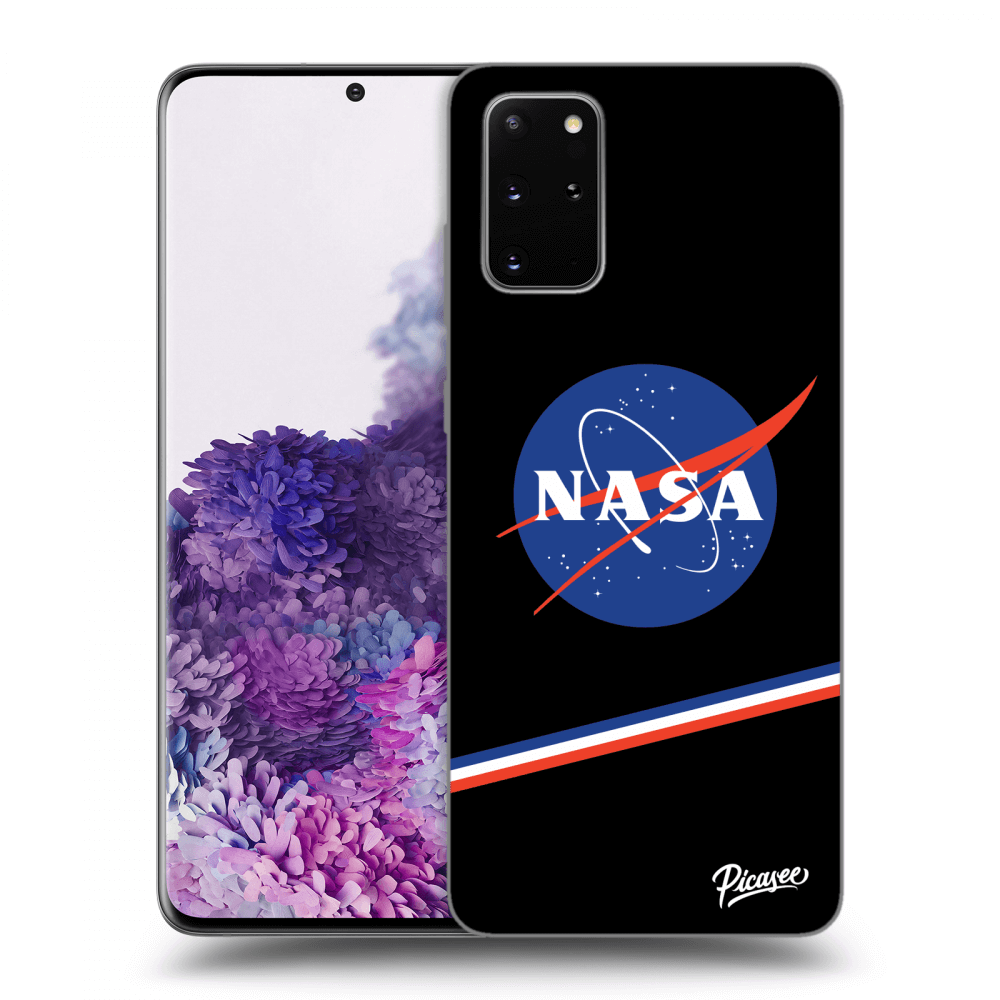 Picasee silikonowe czarne etui na Samsung Galaxy S20+ G985F - NASA Original