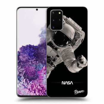 Picasee silikonowe przeźroczyste etui na Samsung Galaxy S20+ G985F - Astronaut Big