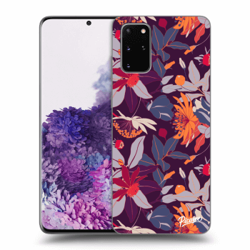 Etui na Samsung Galaxy S20+ G985F - Purple Leaf