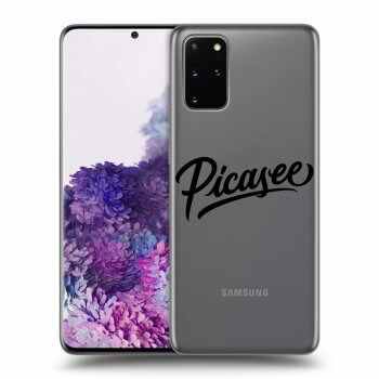 Picasee silikonowe przeźroczyste etui na Samsung Galaxy S20+ G985F - Picasee - black