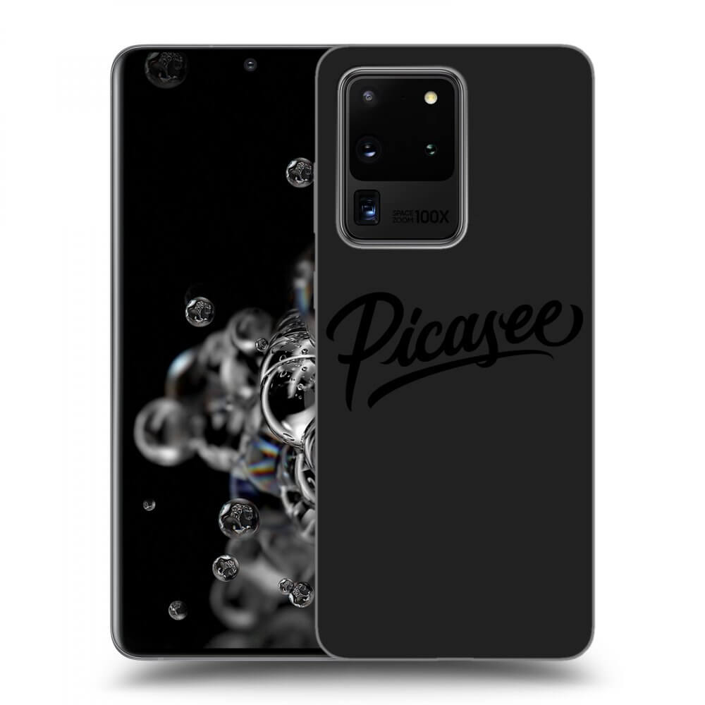 Picasee silikonowe czarne etui na Samsung Galaxy S20 Ultra 5G G988F - Picasee - black