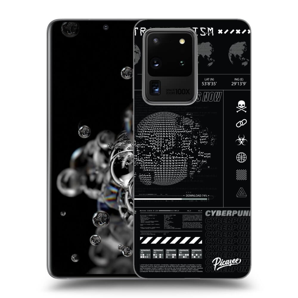 Picasee silikonowe czarne etui na Samsung Galaxy S20 Ultra 5G G988F - FUTURE