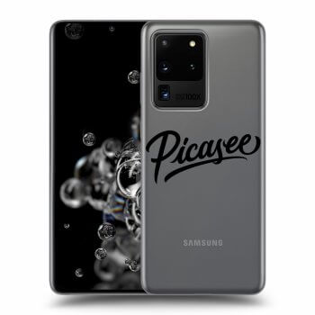 Picasee silikonowe przeźroczyste etui na Samsung Galaxy S20 Ultra 5G G988F - Picasee - black