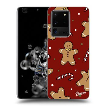 Picasee silikonowe czarne etui na Samsung Galaxy S20 Ultra 5G G988F - Gingerbread 2