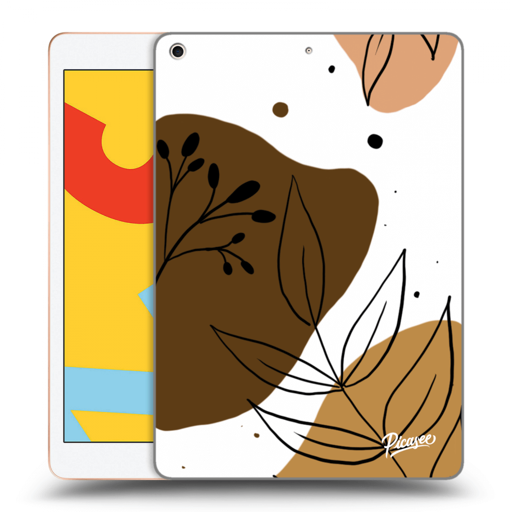 Picasee silikonowe przeźroczyste etui na Apple iPad 10.2" 2019 (7. gen) - Boho style