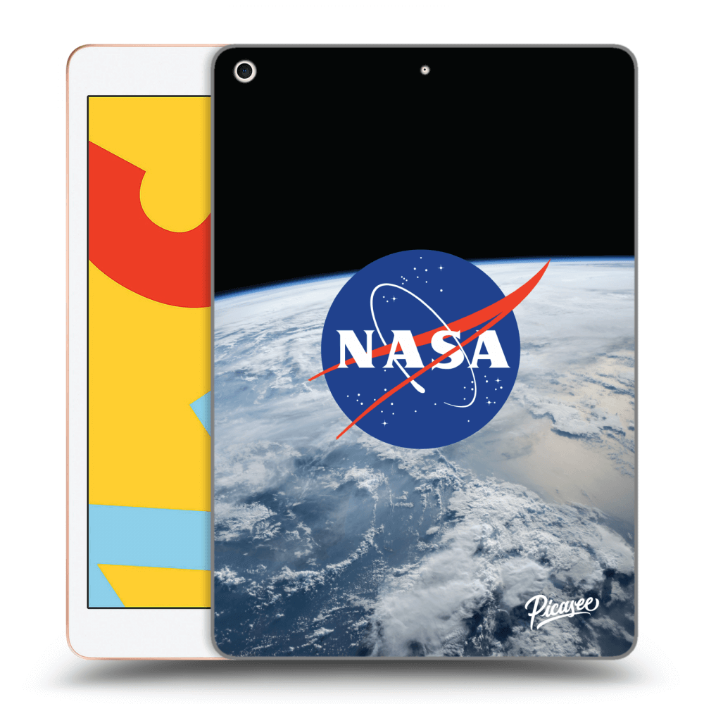 Picasee silikonowe przeźroczyste etui na Apple iPad 10.2" 2019 (7. gen) - Nasa Earth