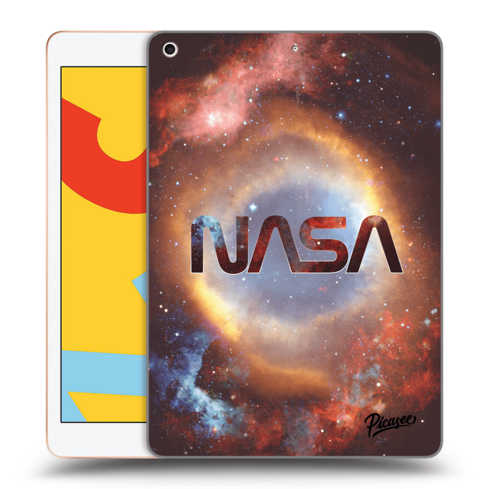 Picasee silikonowe czarne etui na Apple iPad 10.2" 2019 (7. gen) - Nebula