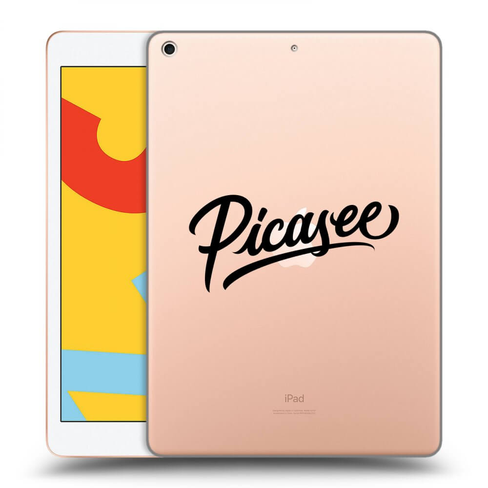 Picasee silikonowe przeźroczyste etui na Apple iPad 10.2" 2019 (7. gen) - Picasee - black