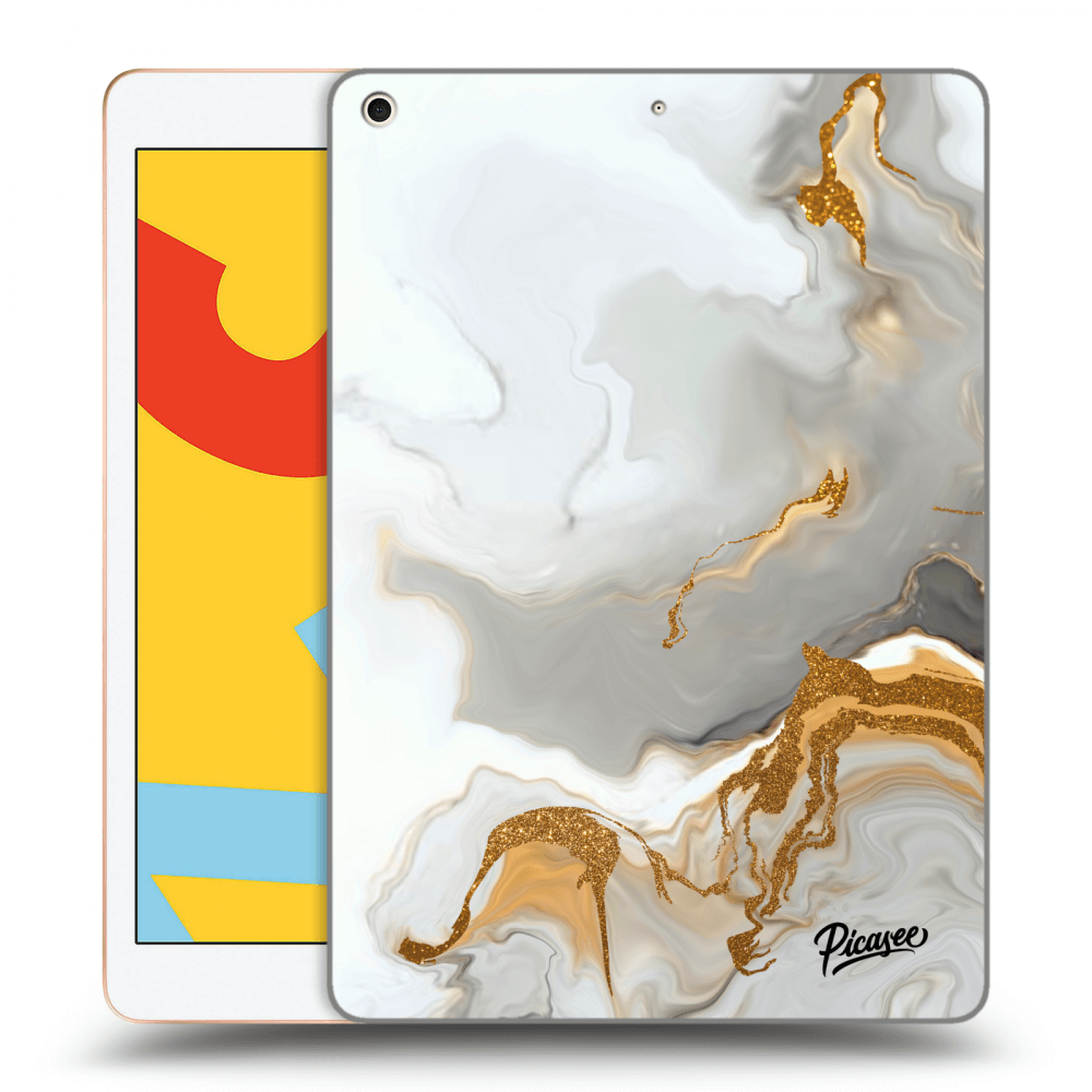 Picasee silikonowe czarne etui na Apple iPad 10.2" 2019 (7. gen) - Her
