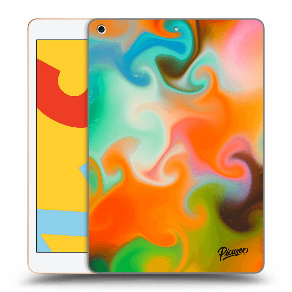 Picasee silikonowe przeźroczyste etui na Apple iPad 10.2" 2019 (7. gen) - Juice