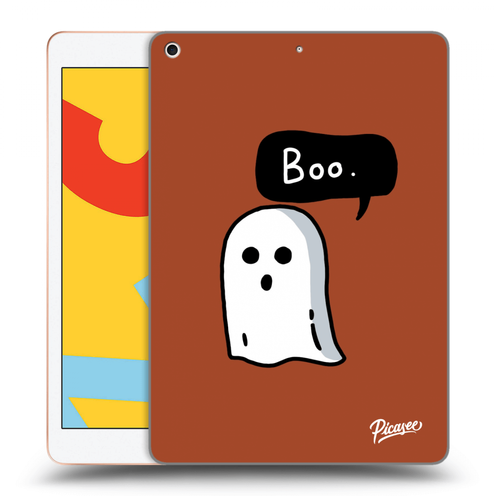 Picasee silikonowe czarne etui na Apple iPad 10.2" 2019 (7. gen) - Boo
