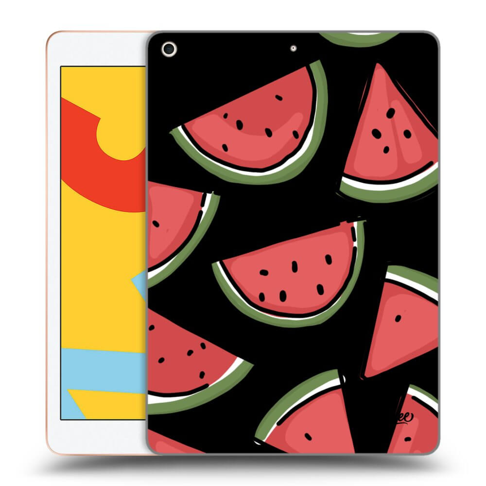 Picasee silikonowe czarne etui na Apple iPad 10.2" 2019 (7. gen) - Melone
