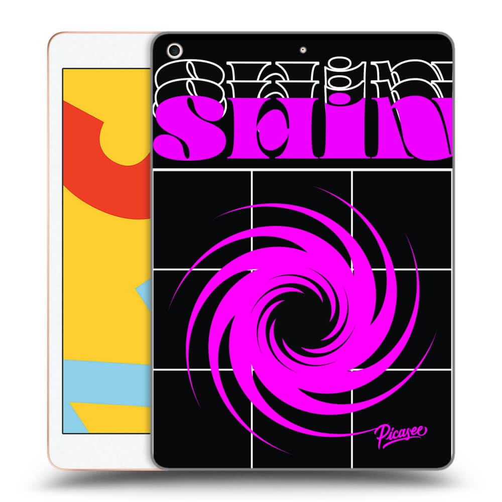 Picasee silikonowe czarne etui na Apple iPad 10.2" 2019 (7. gen) - SHINE