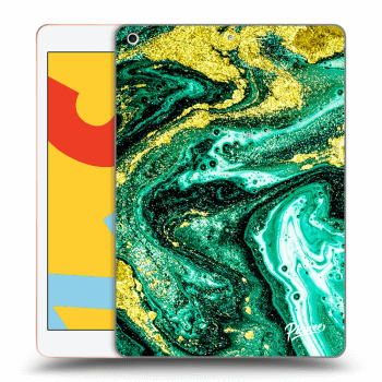 Etui na Apple iPad 2019 (7. gen) - Green Gold