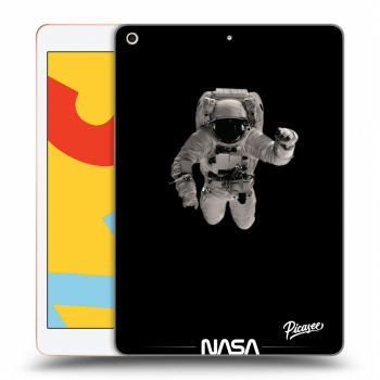 Picasee silikonowe przeźroczyste etui na Apple iPad 10.2" 2019 (7. gen) - Astronaut Minimal