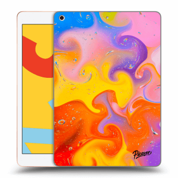 Picasee silikonowe czarne etui na Apple iPad 10.2" 2019 (7. gen) - Bubbles