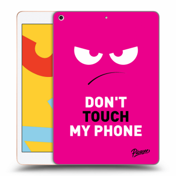 Etui na Apple iPad 10.2" 2019 (7. gen) - Angry Eyes - Pink