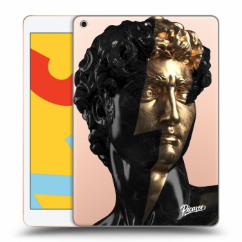 Picasee silikonowe przeźroczyste etui na Apple iPad 10.2" 2019 (7. gen) - Wildfire - Black