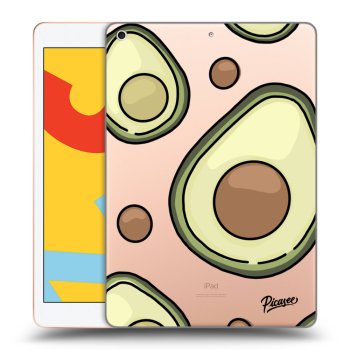 Picasee silikonowe przeźroczyste etui na Apple iPad 10.2" 2019 (7. gen) - Avocado