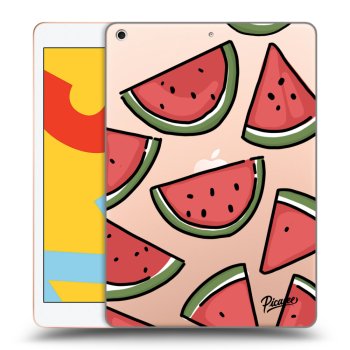 Picasee silikonowe przeźroczyste etui na Apple iPad 10.2" 2019 (7. gen) - Melone