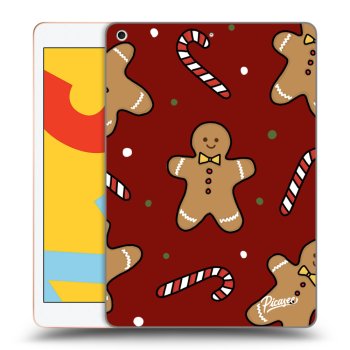 Picasee silikonowe czarne etui na Apple iPad 10.2" 2019 (7. gen) - Gingerbread 2