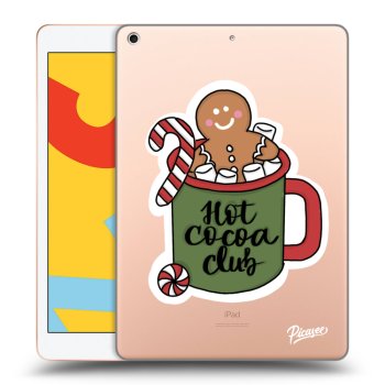 Picasee silikonowe przeźroczyste etui na Apple iPad 10.2" 2019 (7. gen) - Hot Cocoa Club