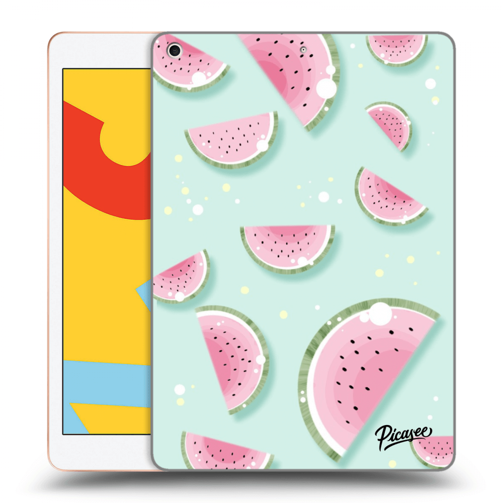 Picasee silikonowe przeźroczyste etui na Apple iPad 10.2" 2019 (7. gen) - Watermelon 2