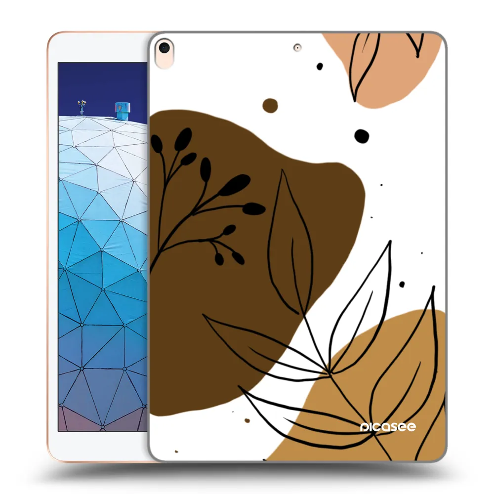 Picasee silikonowe przeźroczyste etui na Apple iPad Air 10.5" 2019 (3.gen) - Boho style