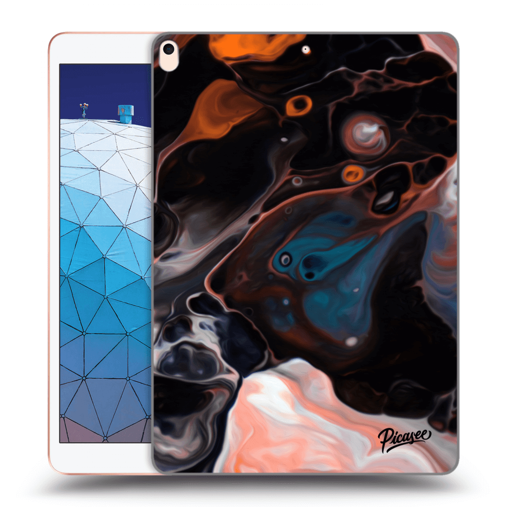 Picasee silikonowe czarne etui na Apple iPad Air 10.5" 2019 (3.gen) - Cream