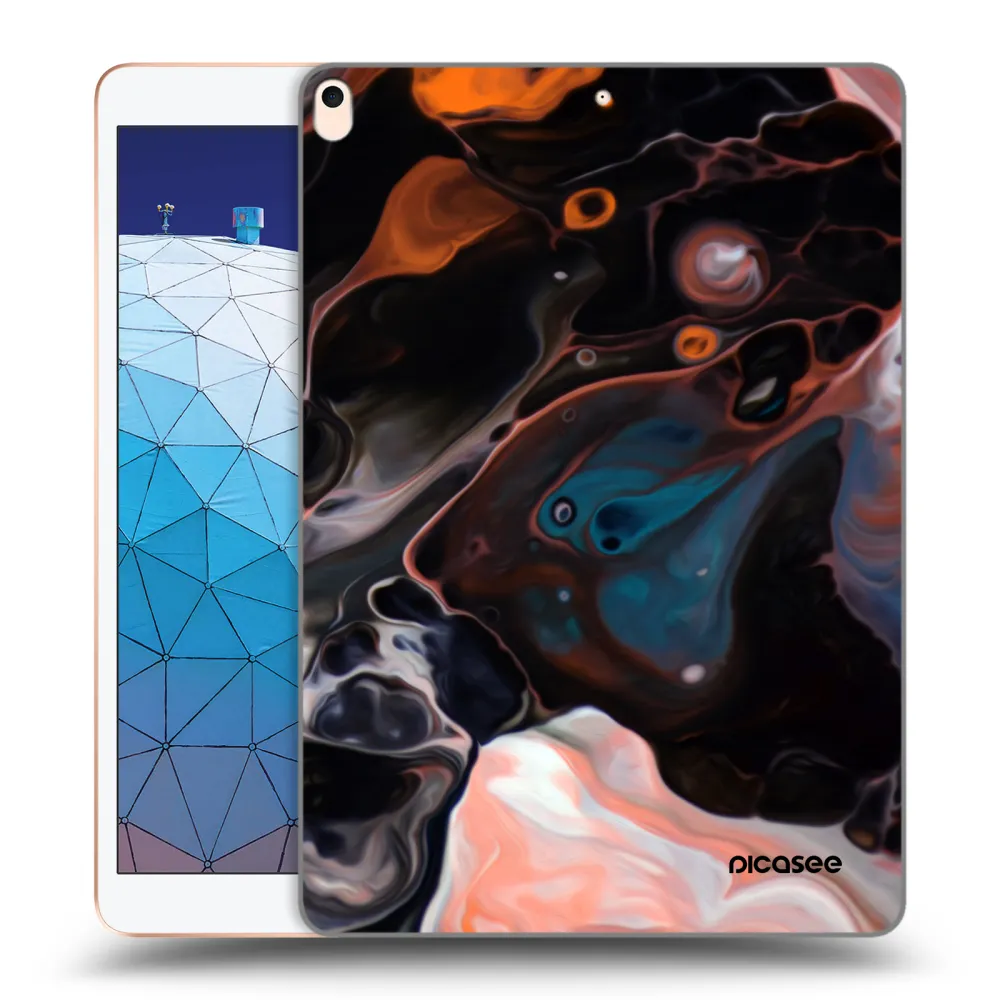 Picasee silikonowe przeźroczyste etui na Apple iPad Air 10.5" 2019 (3.gen) - Cream